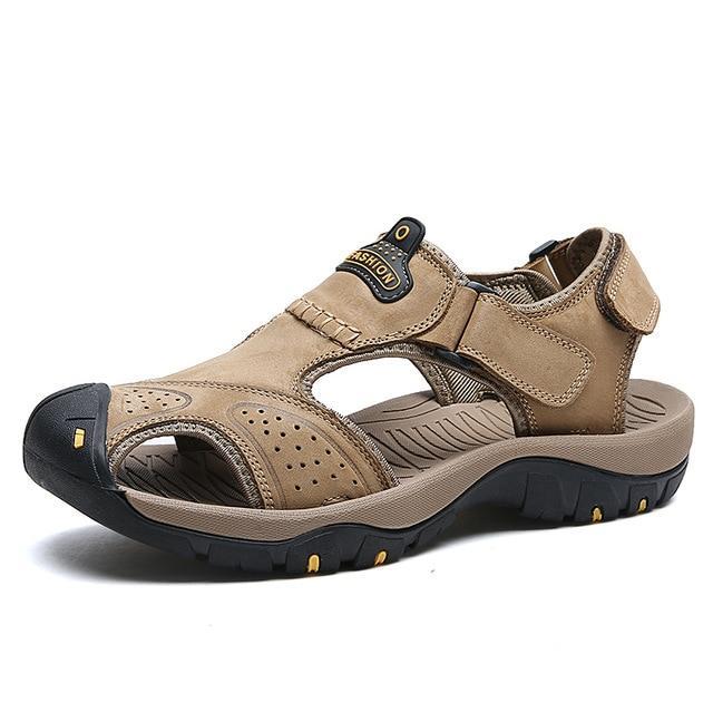 Genuine Leather Classic Ultra-Soft Hiking Sandals For Men - Image 12