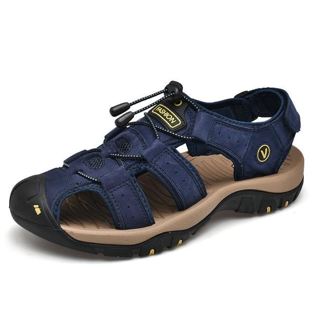 Genuine Leather Classic Ultra-Soft Hiking Sandals For Men - Image 5