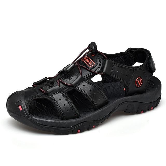 Genuine Leather Classic Ultra-Soft Hiking Sandals For Men - Image 6