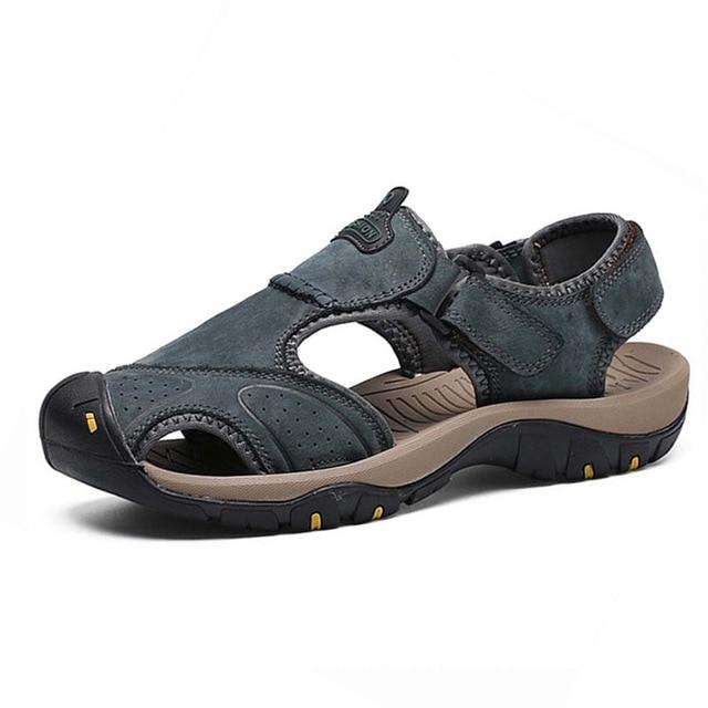 Genuine Leather Classic Ultra-Soft Hiking Sandals For Men - Image 7