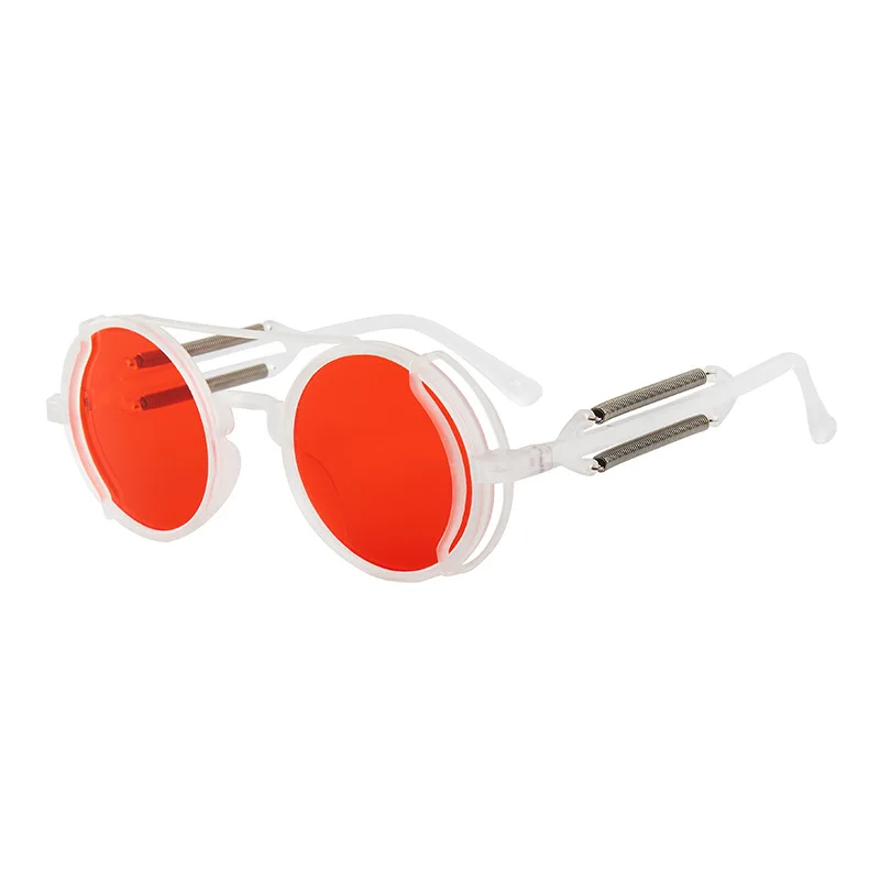 Retro Steampunk HD UV400 Glare-Blocking Sunglasses - Image 21