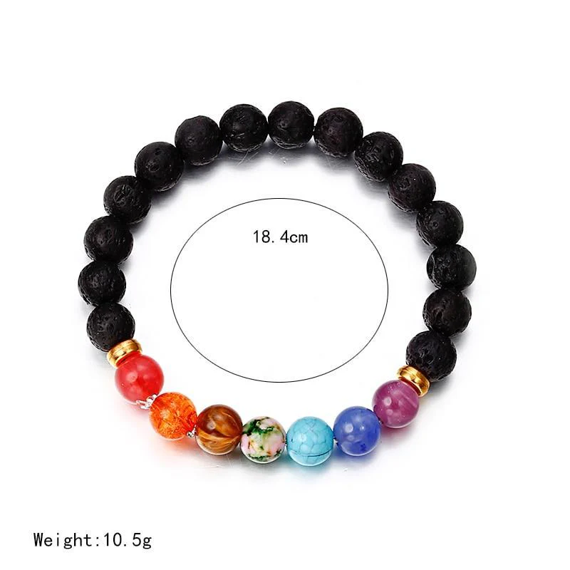 Classic Lava Stone Handmade Unisex  Beaded Bracelets - Image 17
