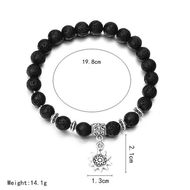 Classic Lava Stone Handmade Unisex  Beaded Bracelets - Image 6