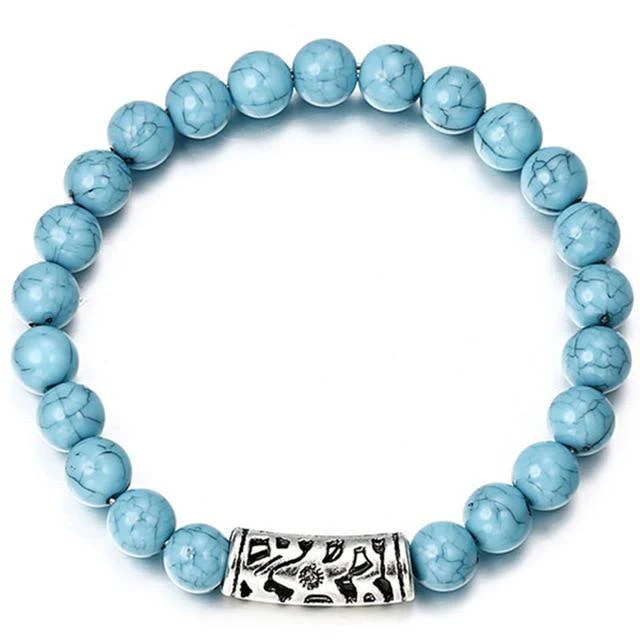 Classic Lava Stone Handmade Unisex  Beaded Bracelets - Image 8