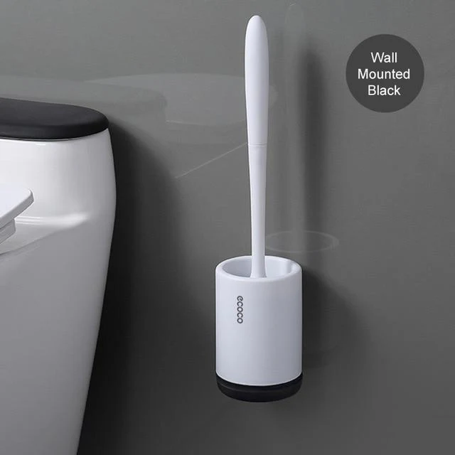 CleanExpert™ Silicone Toilet Brush with Wall Holder - Image 4