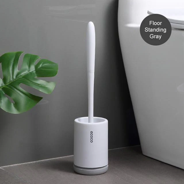 CleanExpert™ Silicone Toilet Brush with Wall Holder - Image 5