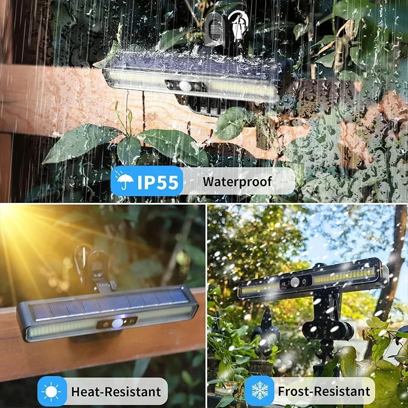 Clip On Waterproof 36 LEDs Solar Motion Security Lights - Image 7