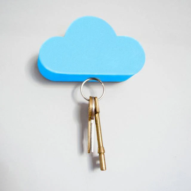 Cloud Shape Magnetic Key Holder (2 Pcs) - Image 4
