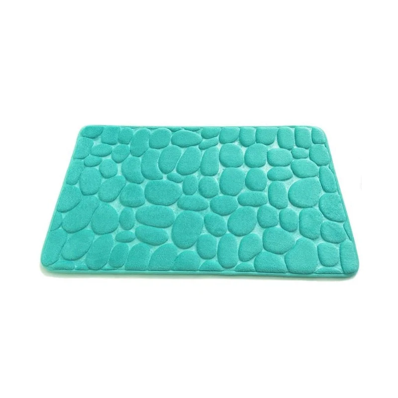 Super Absorbent Cobblestone Memory Foam Shower Mat - Image 8
