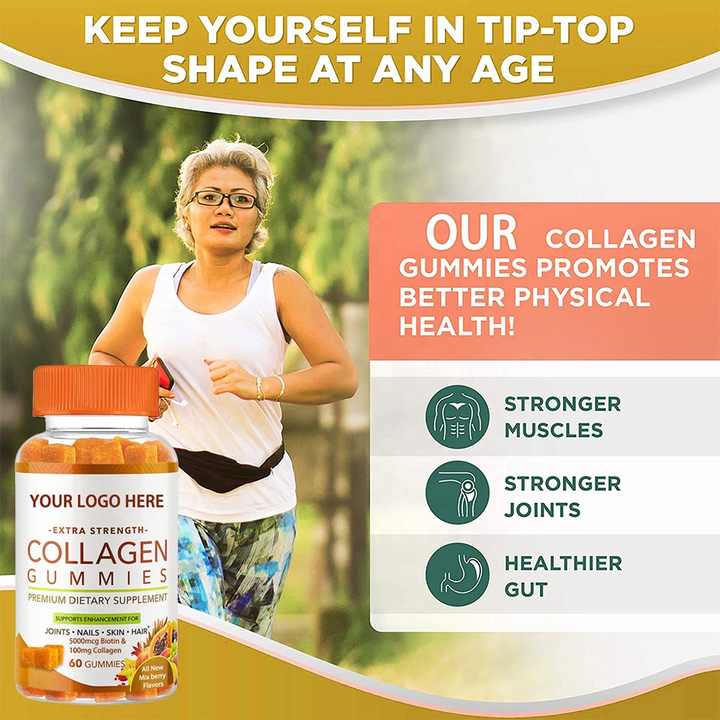 Marine-Based Collagen Gummies- Supports Joint Health & Mobility Boosts Muscle & Heart Health