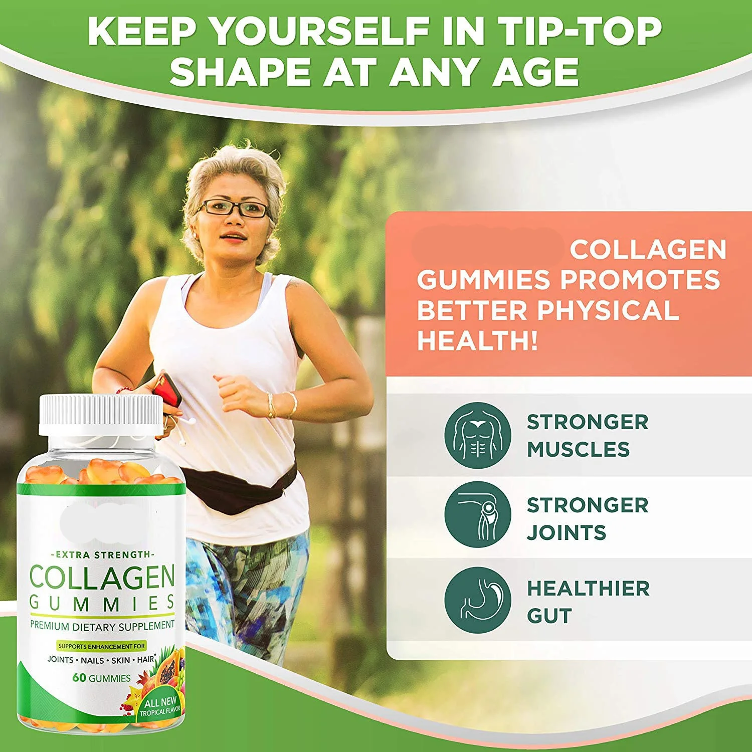 Marine-Based Collagen Gummies- Supports Joint Health & Mobility Boosts Muscle & Heart Health - Image 2