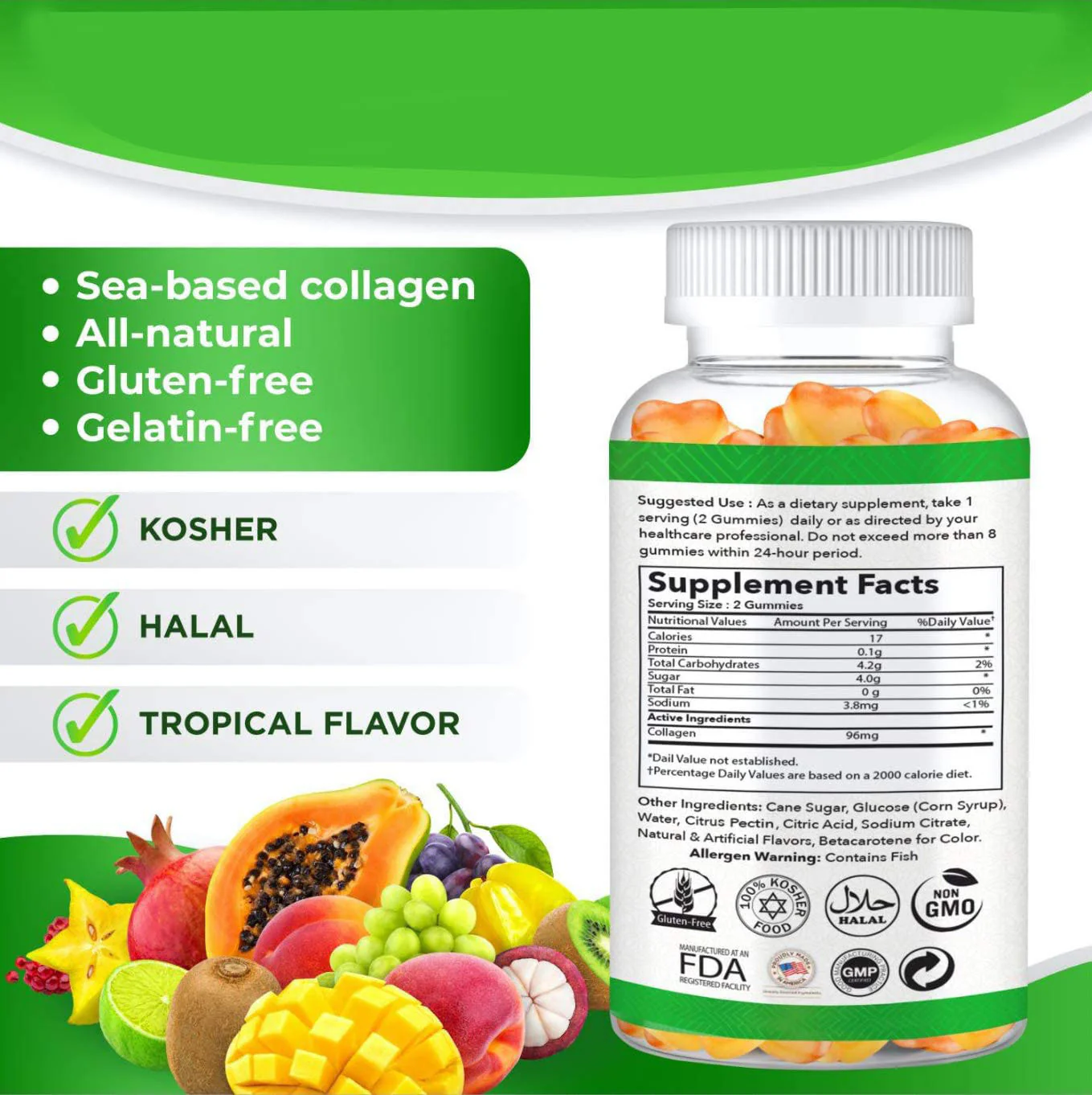 Marine-Based Collagen Gummies- Supports Joint Health & Mobility Boosts Muscle & Heart Health - Image 5