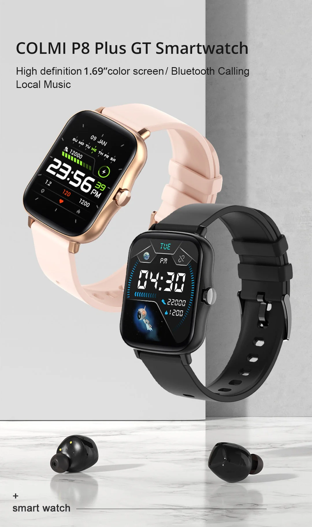 COLMI™ Bluetooth Health Monitor SmartWatch - Image 7