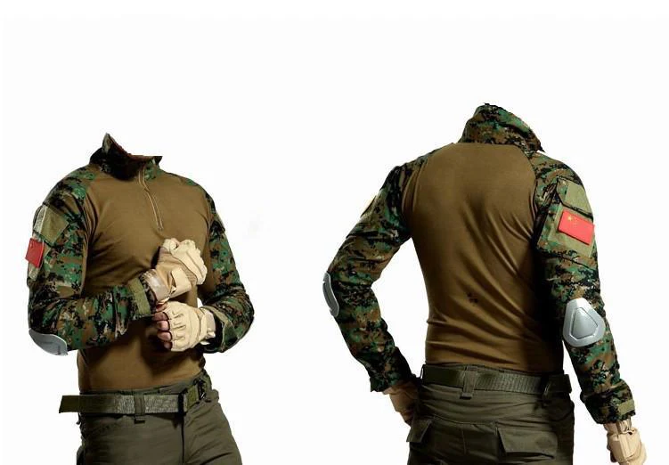 Combat Shirt With Elbow Pads (6 colors) - Image 4