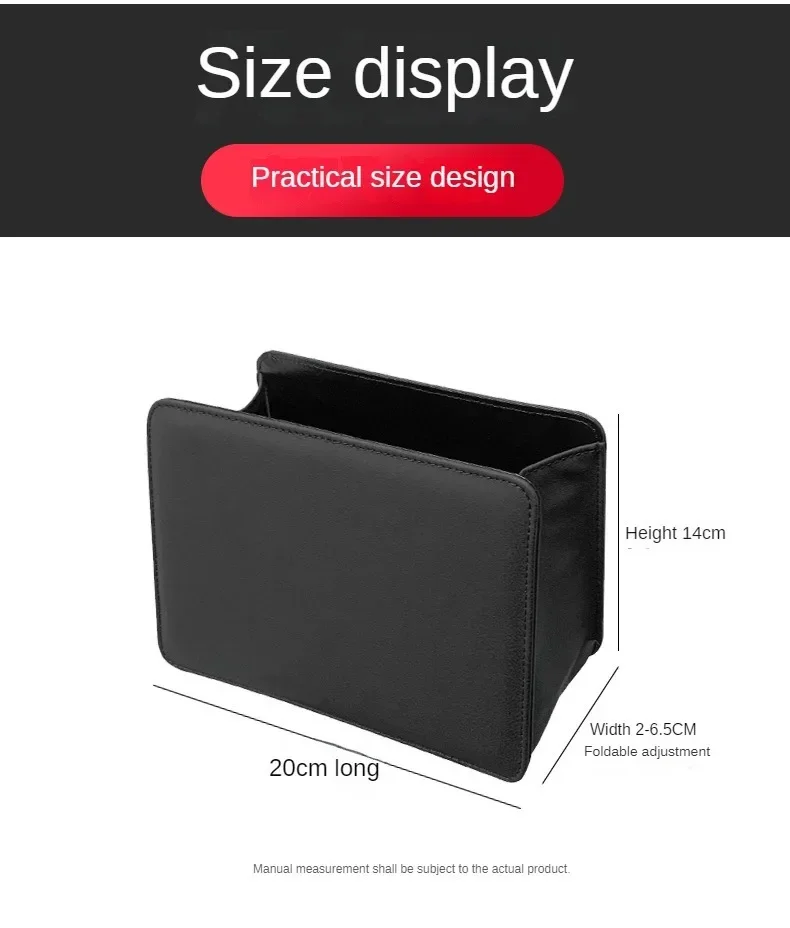 Multi-Use Foldable Car Organizer / Trash Container with Easy Clip-On Design - Image 12