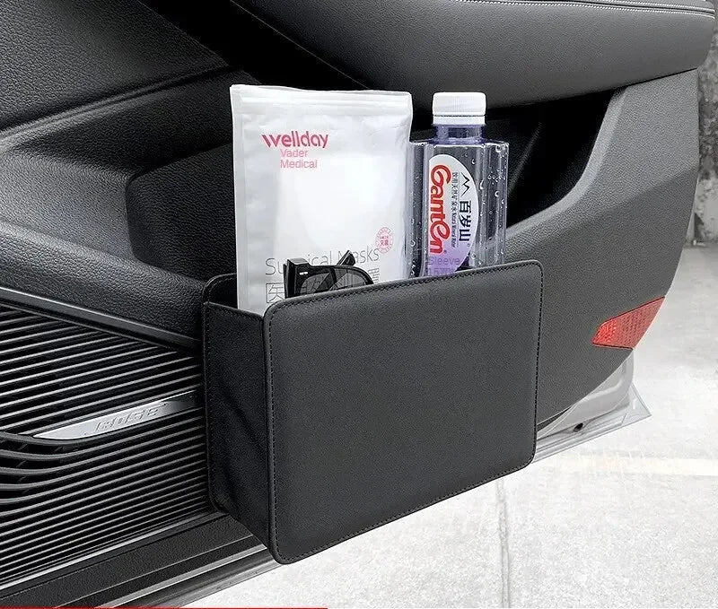 Multi-Use Foldable Car Organizer / Trash Container with Easy Clip-On Design - Image 5