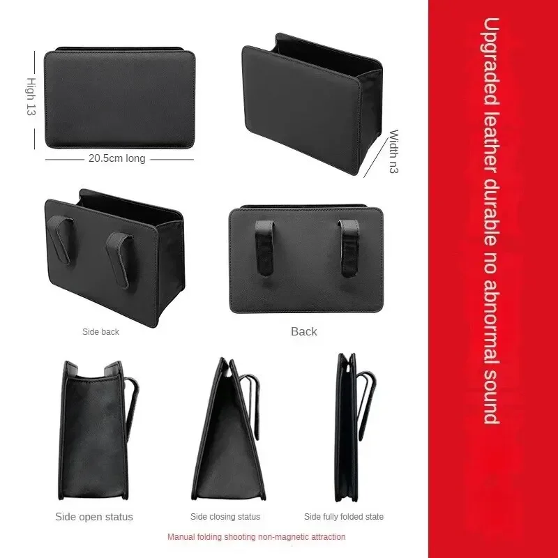 Multi-Use Foldable Car Organizer / Trash Container with Easy Clip-On Design - Image 6