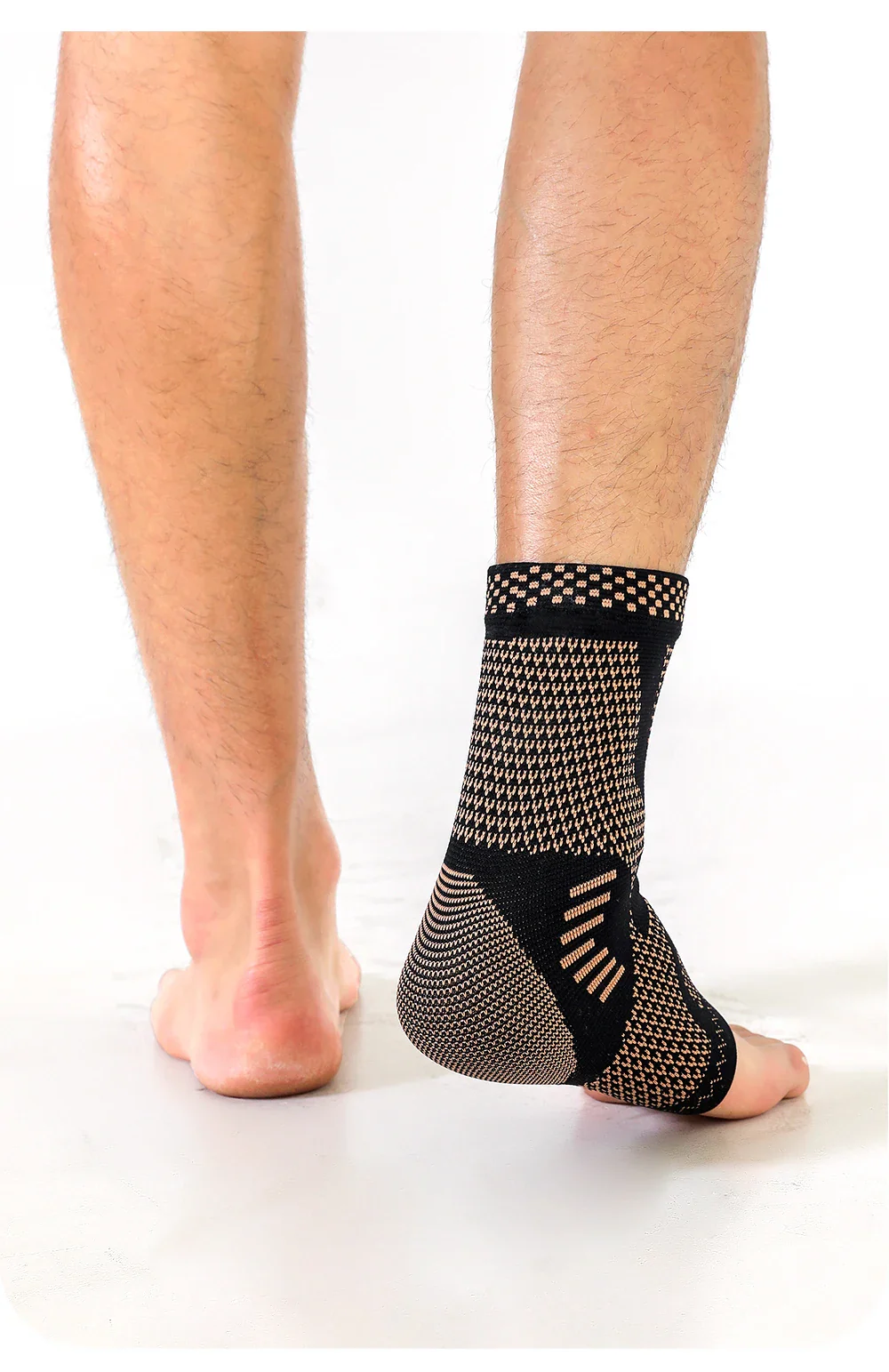 Medical-Grade Copper-Infused Fabric Ankle Brace for Pain Relief & Fast Recovery - Image 18