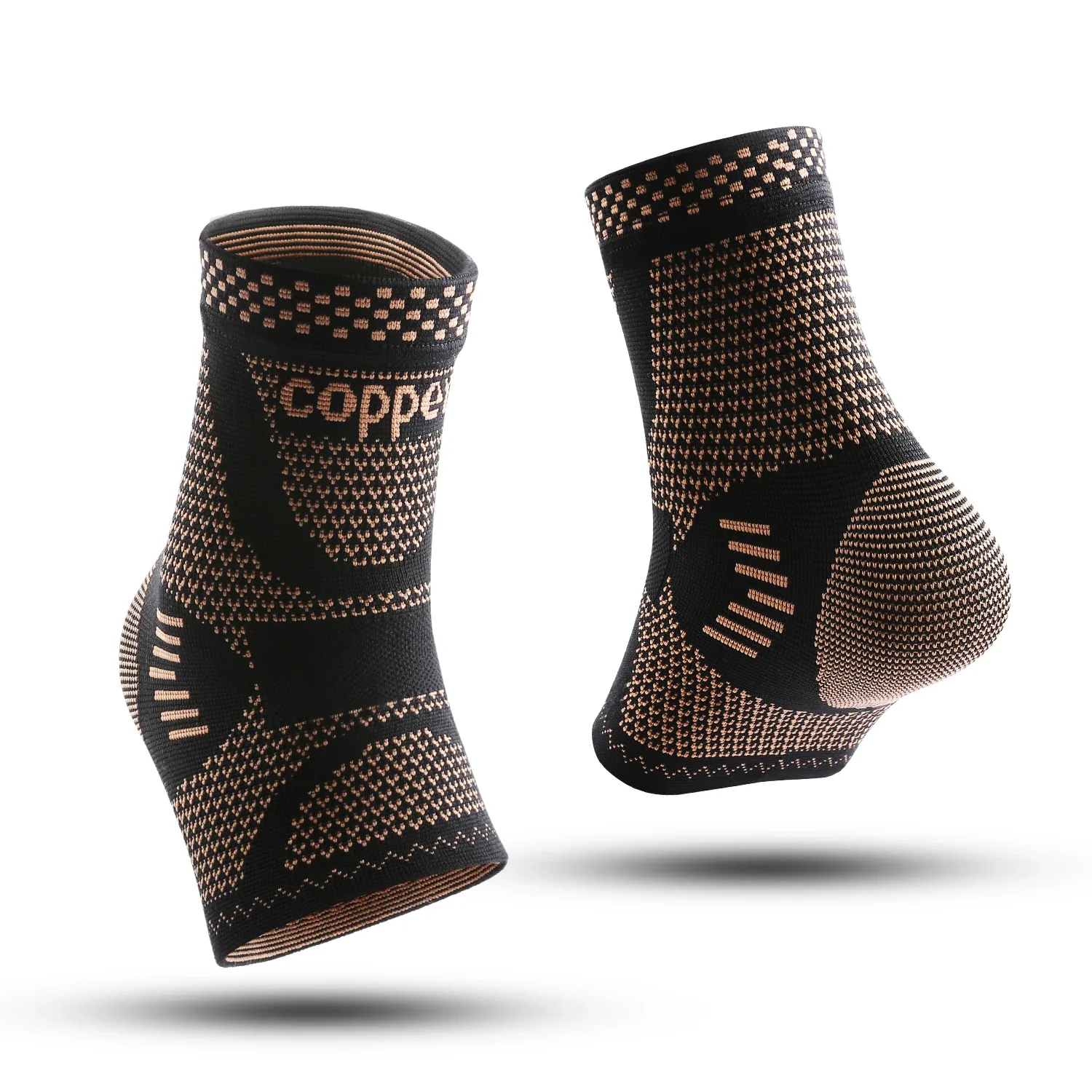 Medical-Grade Copper-Infused Fabric Ankle Brace for Pain Relief & Fast Recovery - Image 2