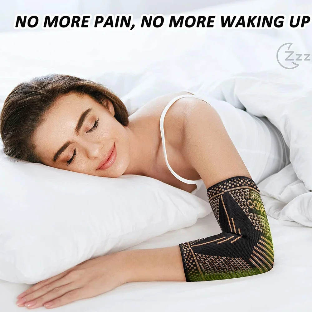 CopperRelief 3D Therapeutic Stabilizing Compression Elbow Brace - Image 15