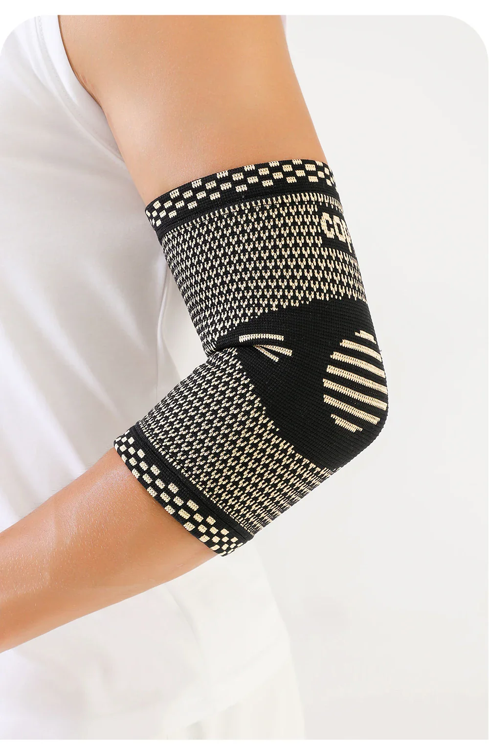 CopperRelief 3D Therapeutic Stabilizing Compression Elbow Brace - Image 24