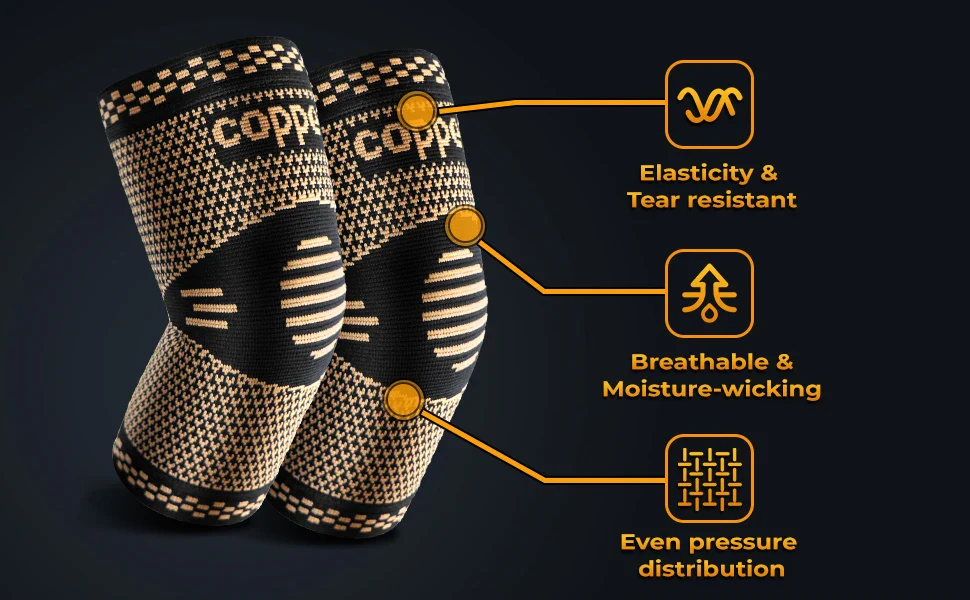 CopperRelief 3D Therapeutic Stabilizing Compression Elbow Brace - Image 8