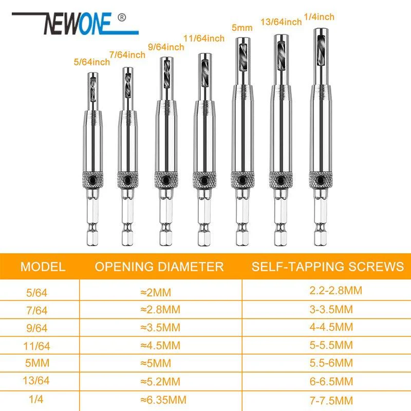 Self Centering Woodworking Core Drill Bit Set - Image 4