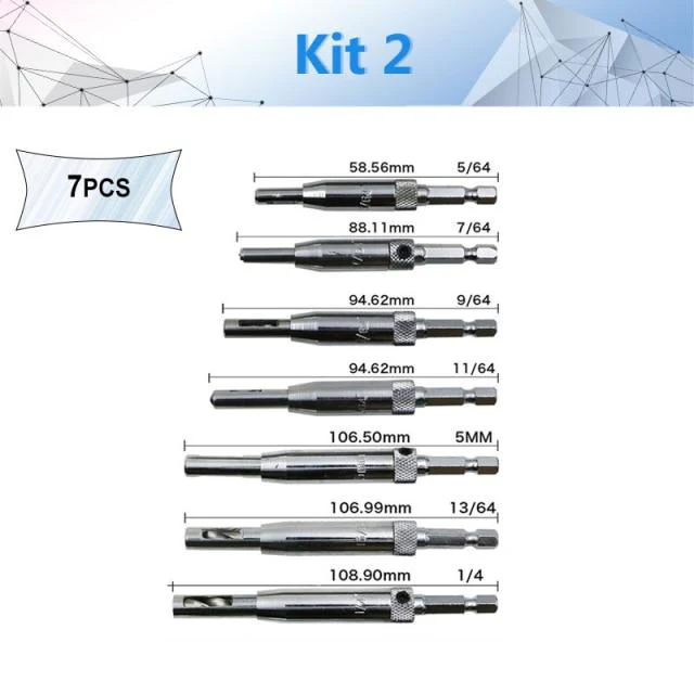 Self Centering Woodworking Core Drill Bit Set - Image 6