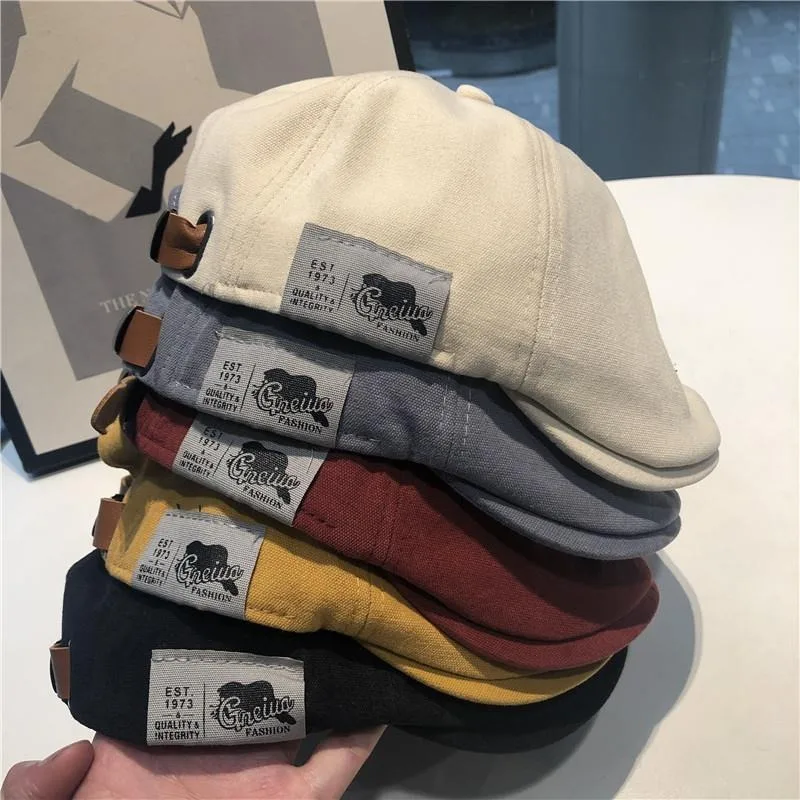 KyotoRetro Classic Japanese Cotton Beret - Image 2