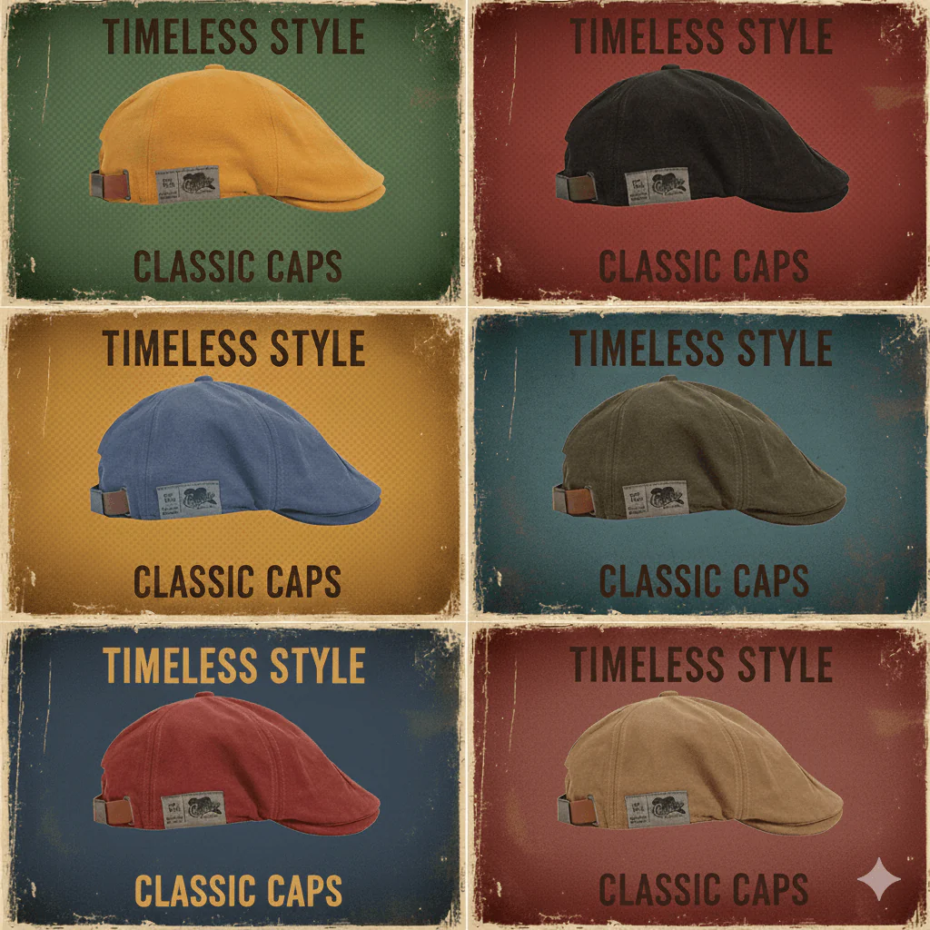 KyotoRetro Classic Japanese Cotton Beret - Image 24