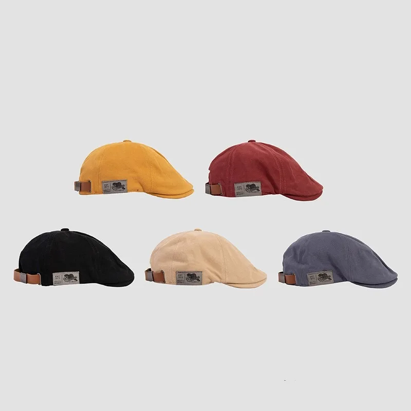 KyotoRetro Classic Japanese Cotton Beret - Image 4