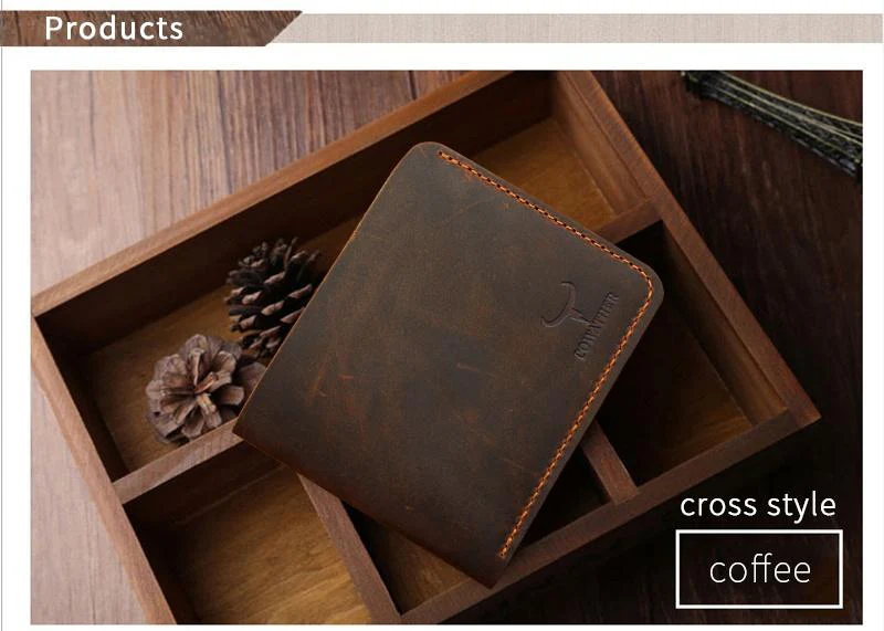 COWATHER™ Genuine Leather Vintage Wallet - Image 13