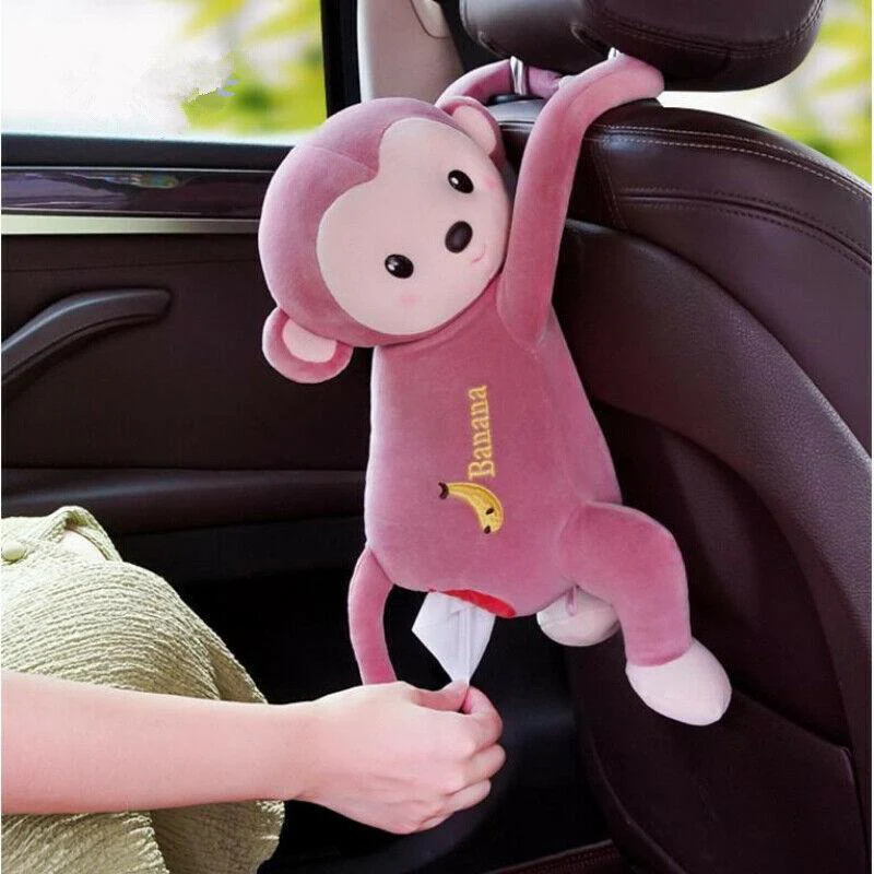 Creative Hanging Monkey Tissue Holder for Home and Car - Image 10
