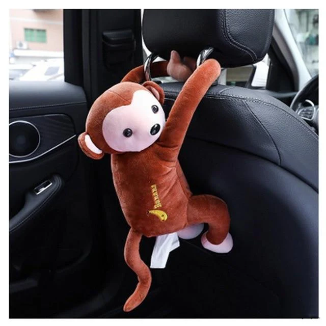 Creative Hanging Monkey Tissue Holder for Home and Car - Image 13