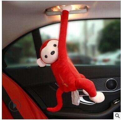 Creative Hanging Monkey Tissue Holder for Home and Car - Image 7