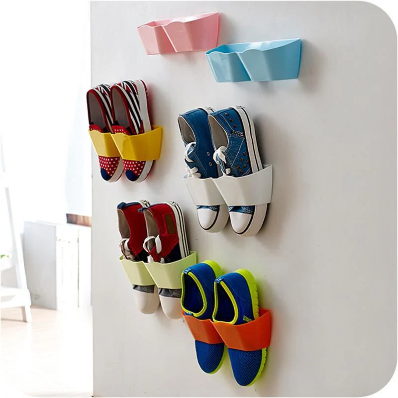 Creative Wall stick on Shoe Organizer (2 pcs) - Image 5