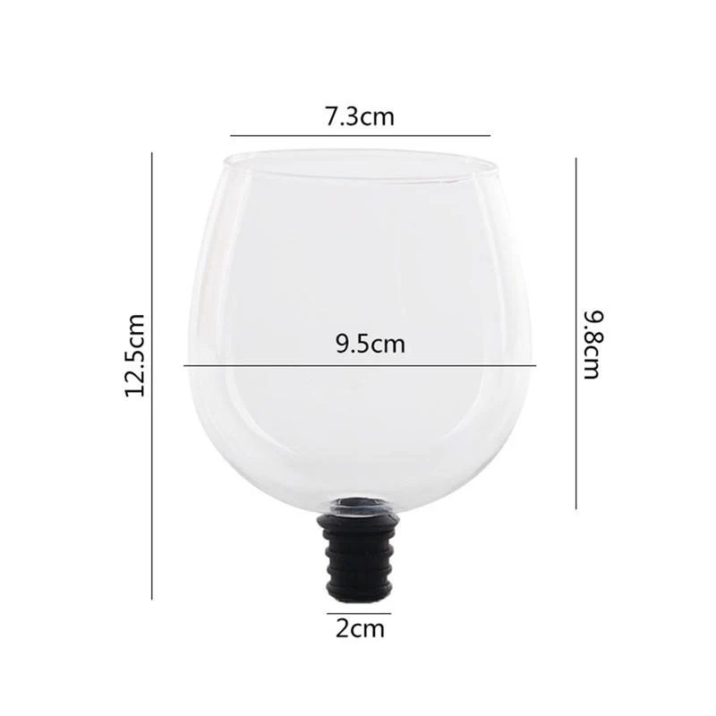 Creative Wine Glass-to-Bottle Attachment - Image 7