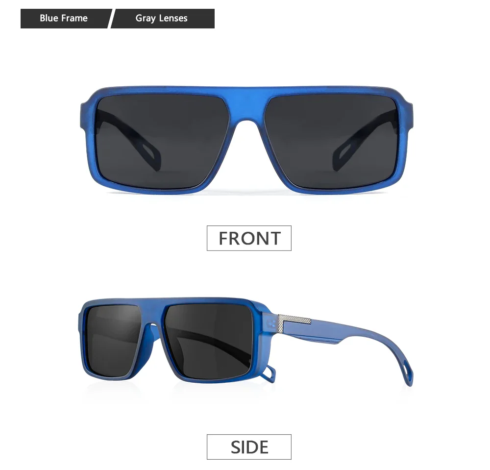 Classic Square Polarized UV400 Protected Anti-reflective Driving Sunglasses - Image 14