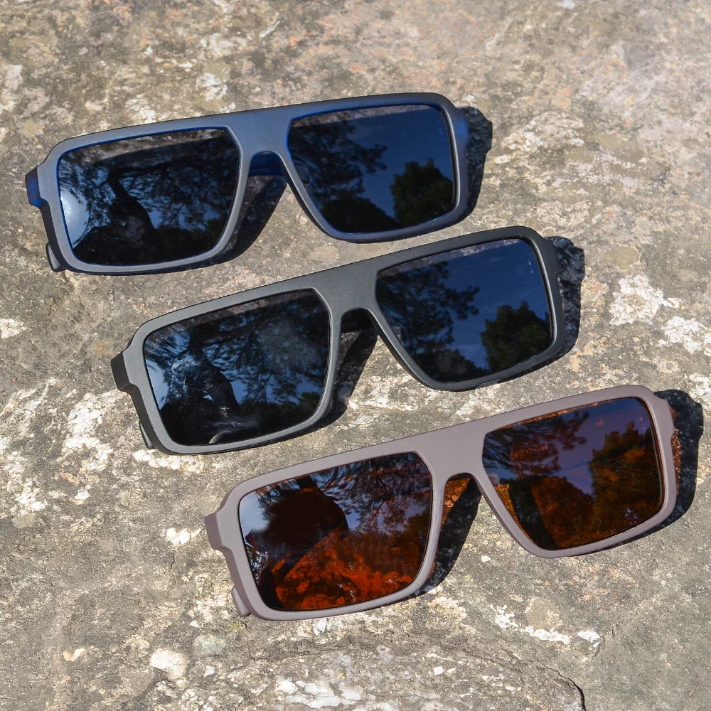 Classic Square Polarized UV400 Protected Anti-reflective Driving Sunglasses - Image 2