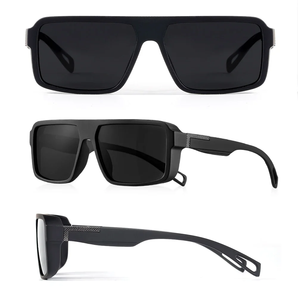 Classic Square Polarized UV400 Protected Anti-reflective Driving Sunglasses - Image 3