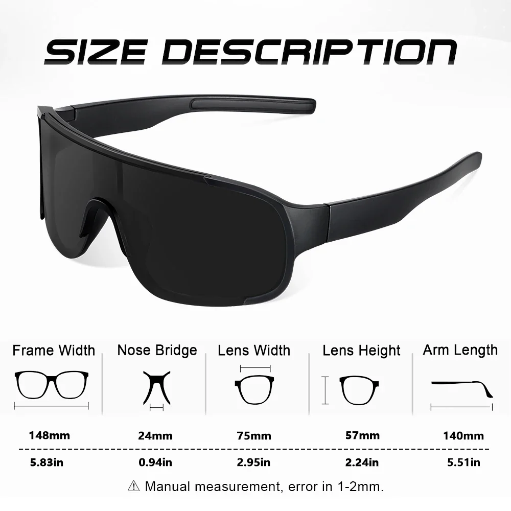 CRIXALIS UV-Protective Oversized Mirror Sunglasses - Image 10