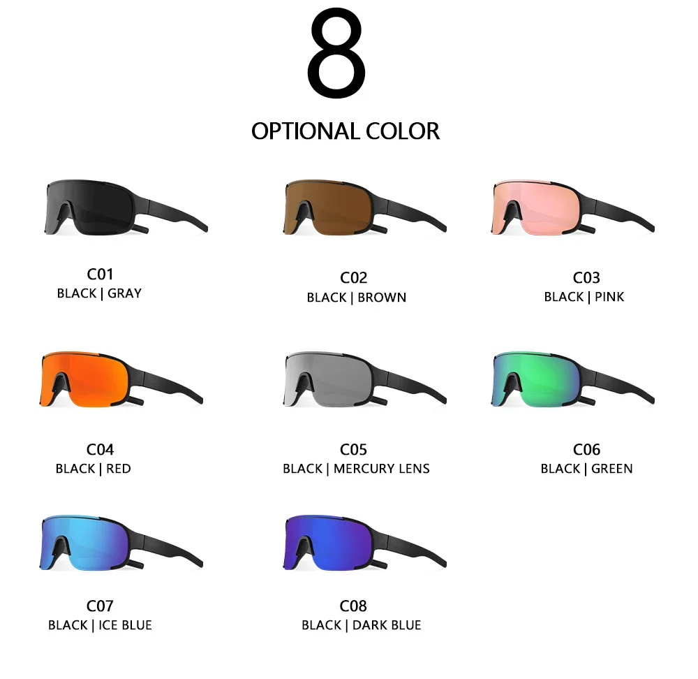 CRIXALIS UV-Protective Oversized Mirror Sunglasses - Image 11