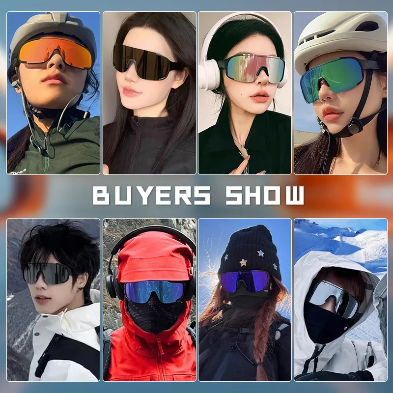 CRIXALIS UV-Protective Oversized Mirror Sunglasses - Image 2