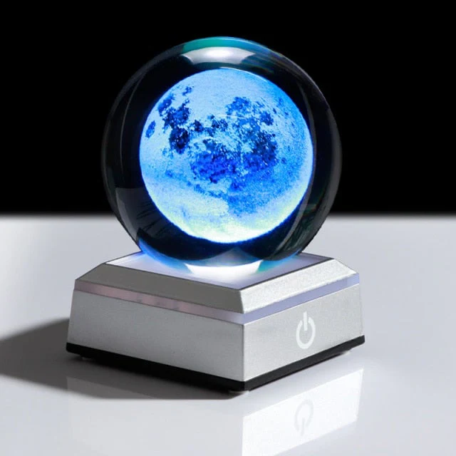 Laser Engraved Solar System LED Lamp - Image 10