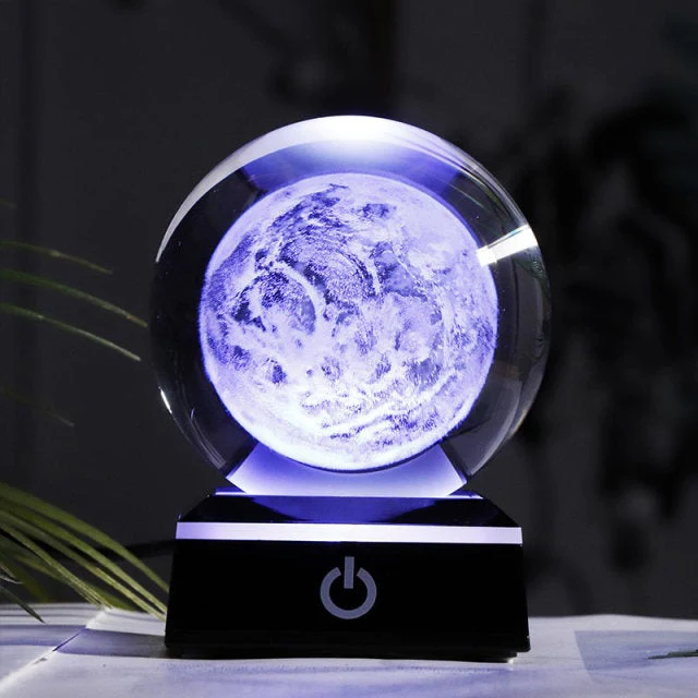 Laser Engraved Solar System LED Lamp - Image 13