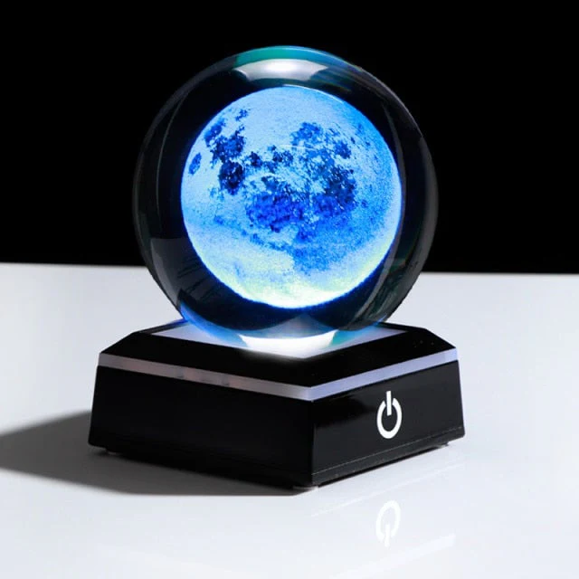 Laser Engraved Solar System LED Lamp - Image 6