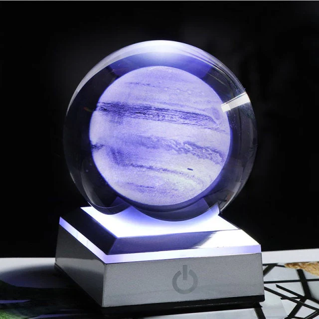 Laser Engraved Solar System LED Lamp - Image 8