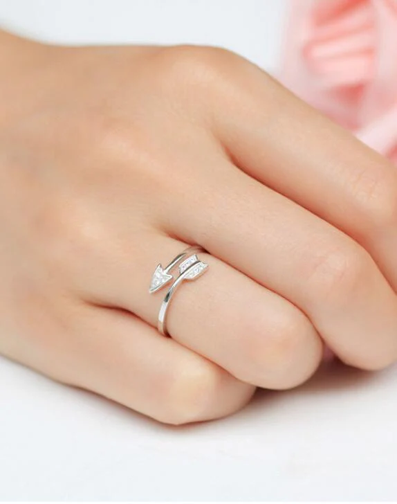 Cupid's Arrow Women's Adjustable Ring - Image 3