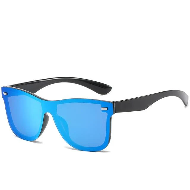 Rimless Mirrored Frameless Sunglasses - Image 10
