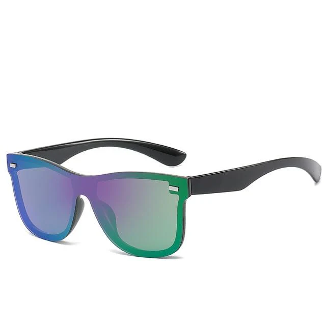 Rimless Mirrored Frameless Sunglasses - Image 2